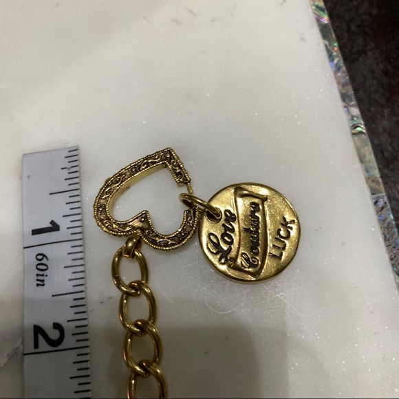 jewelry Juicy Couture gold plated chain link bracelet - Picture 14 of 16